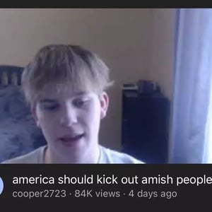 This is the Avatar Image for the Cooper2723 Bad Mic (Amish People Video) AI Voice and Text to Speech Generator